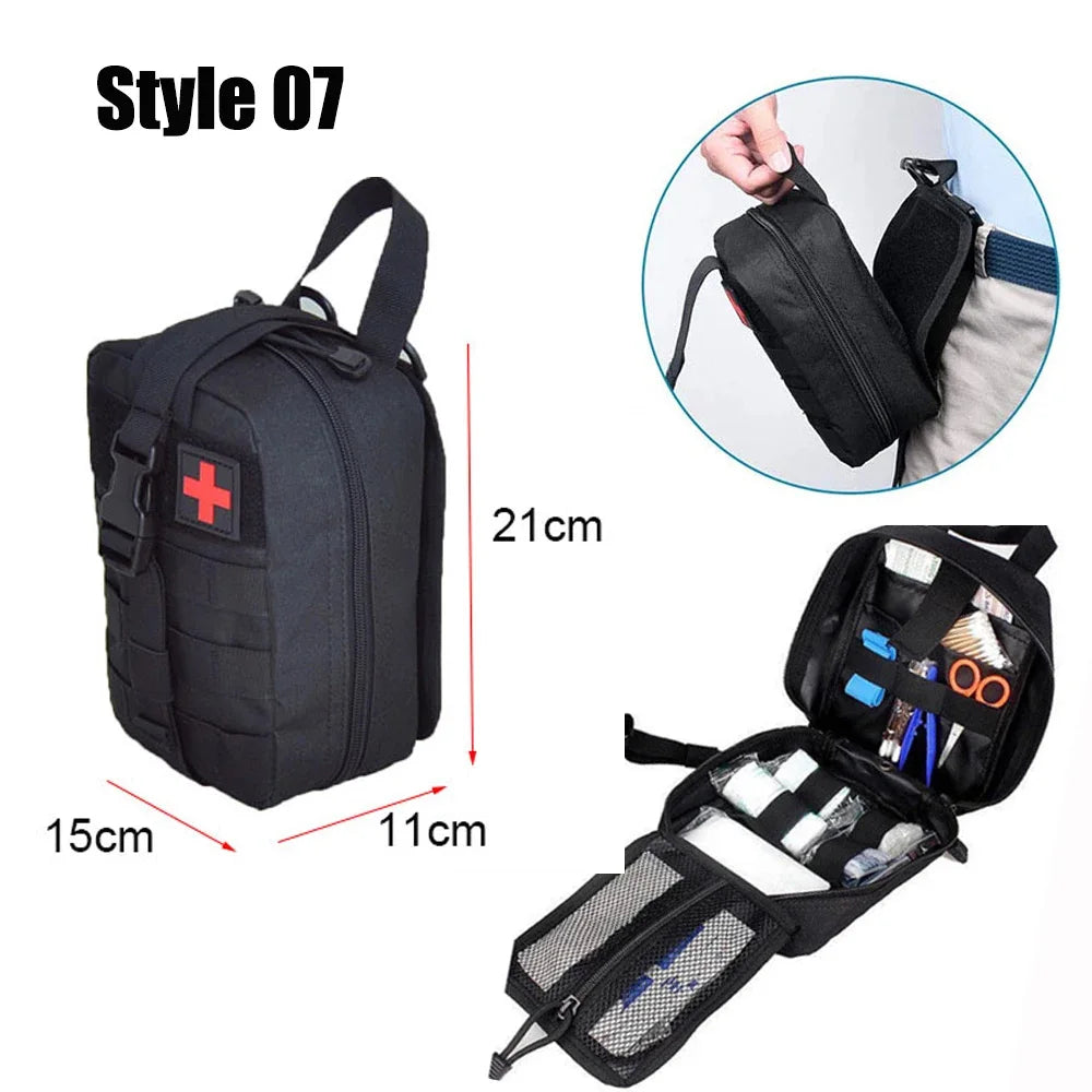 EDC Tasche Notfall-Werkzeugset Outdoor Erste-Hilfe-Set Camping Survival Kit