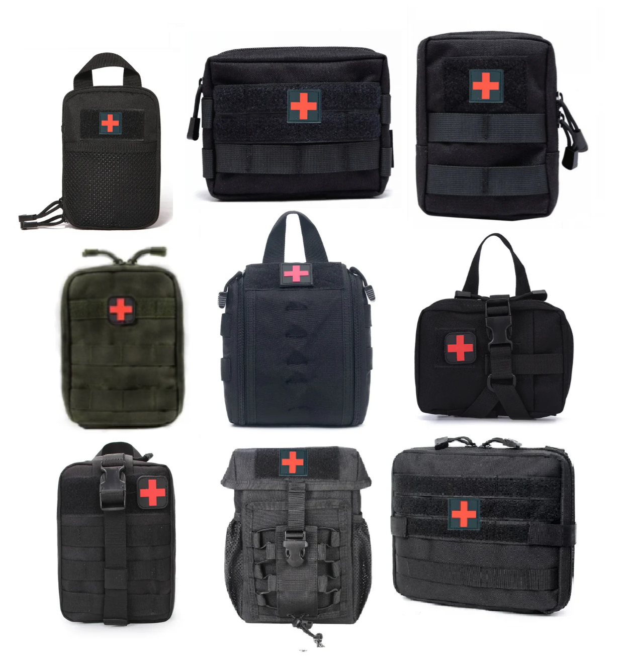 EDC Tasche Notfall-Werkzeugset Outdoor Erste-Hilfe-Set Camping Survival Kit