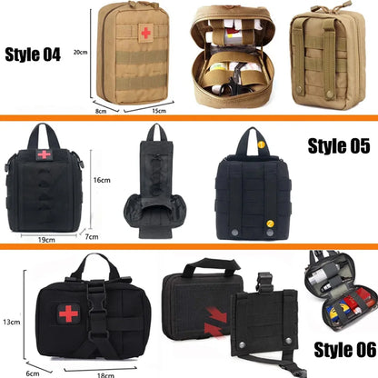 EDC Tasche Notfall-Werkzeugset Outdoor Erste-Hilfe-Set Camping Survival Kit