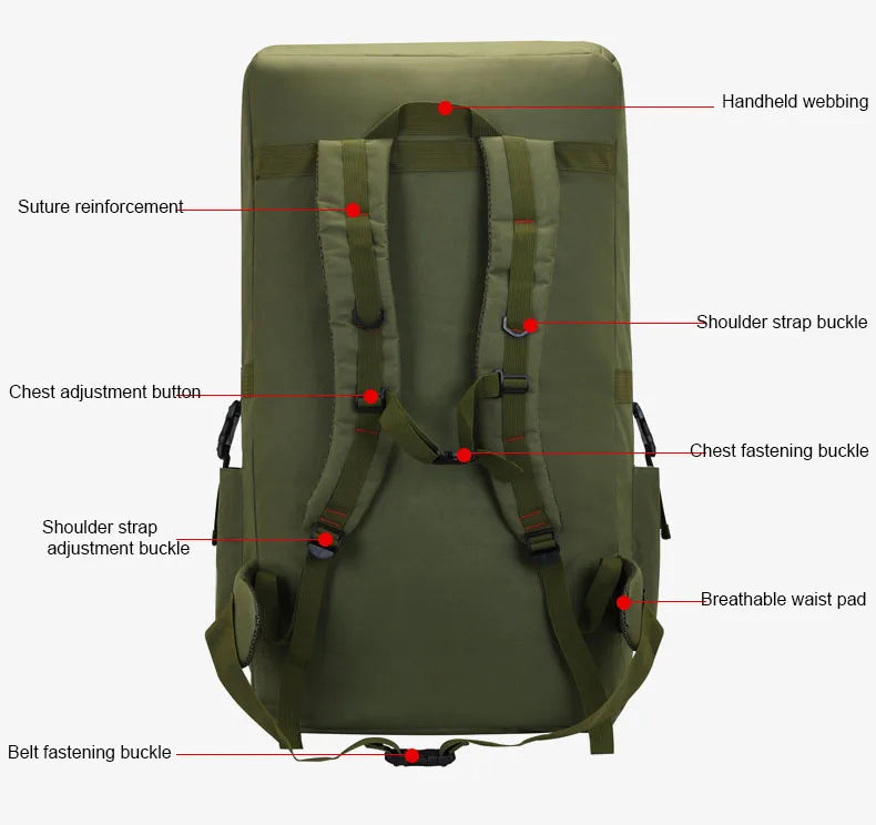 120L Globetrotter Rucksack Outdoor Camping Mountaineering Hiking Bags