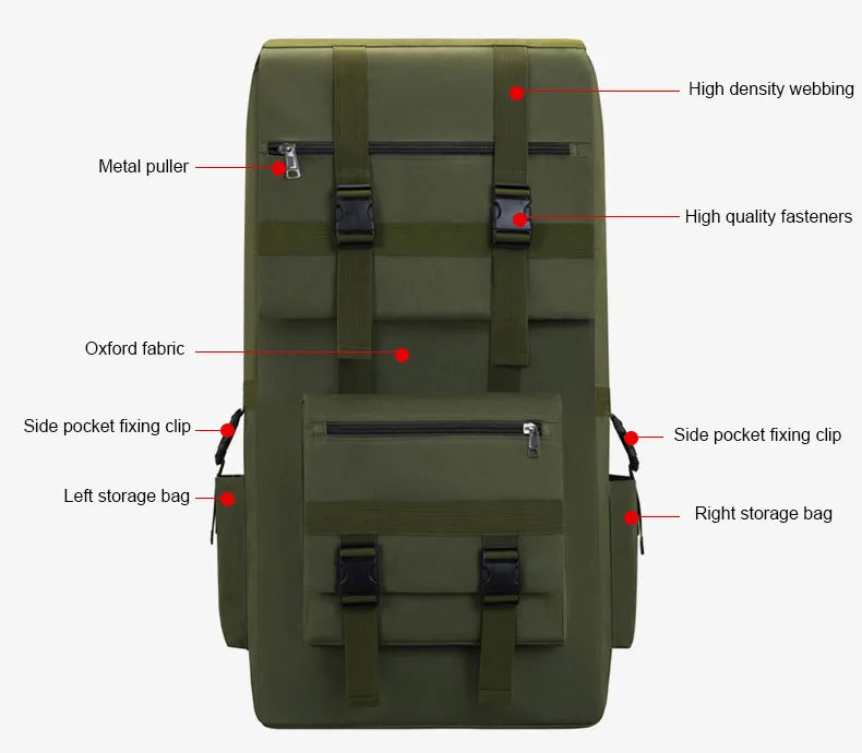 120L Globetrotter Rucksack Outdoor Camping Mountaineering Hiking Bags