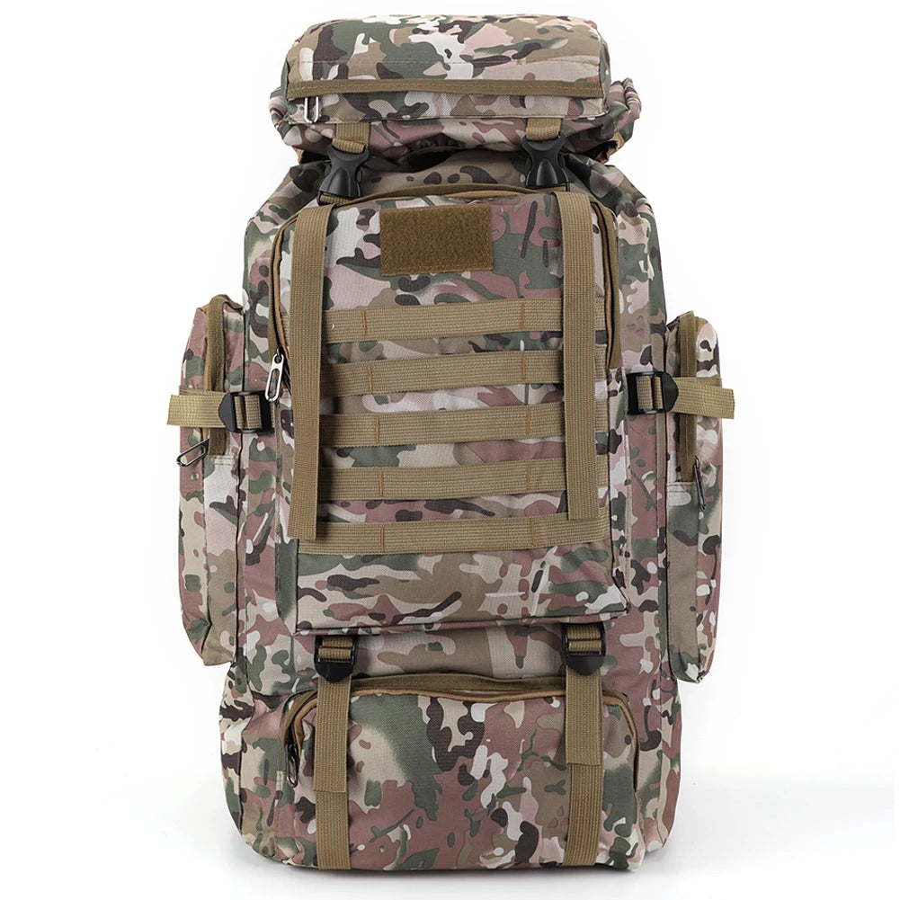 80l Taktischer Tarnungs-Rucksack Millitär Bergsteiger
