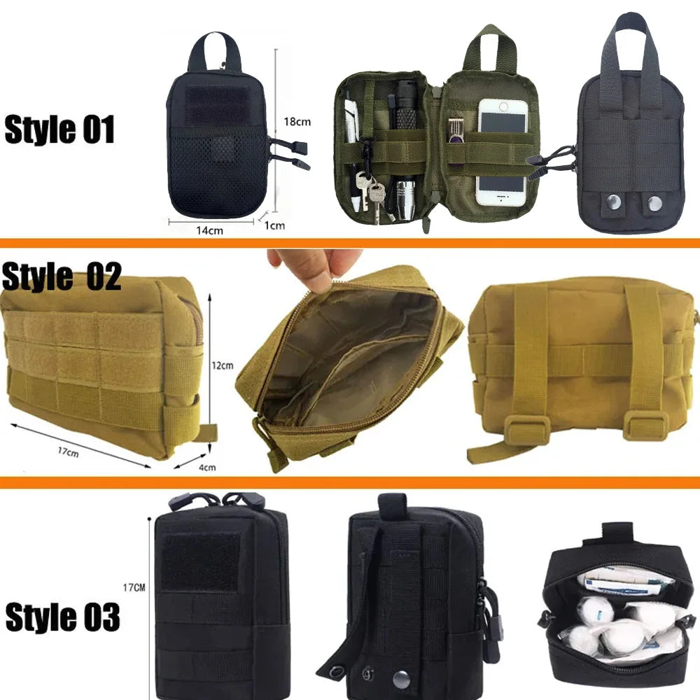 EDC Tasche Notfall-Werkzeugset Outdoor Erste-Hilfe-Set Camping Survival Kit