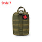 EDC Tasche Notfall-Werkzeugset Outdoor Erste-Hilfe-Set Camping Survival Kit
