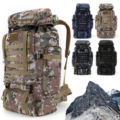 80l Taktischer Tarnungs-Rucksack Millitär Bergsteiger