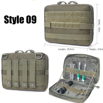EDC Tasche Notfall-Werkzeugset Outdoor Erste-Hilfe-Set Camping Survival Kit