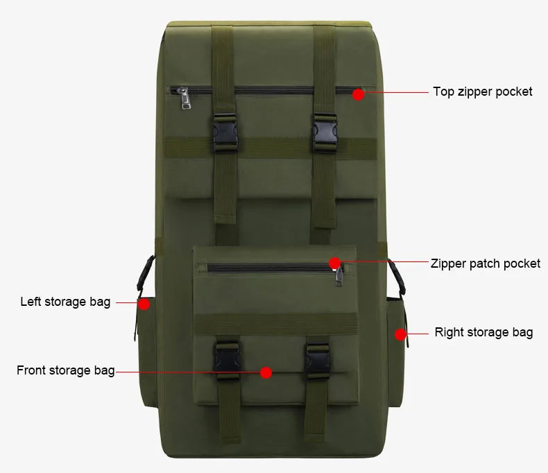 120L Globetrotter Rucksack Outdoor Camping Mountaineering Hiking Bags
