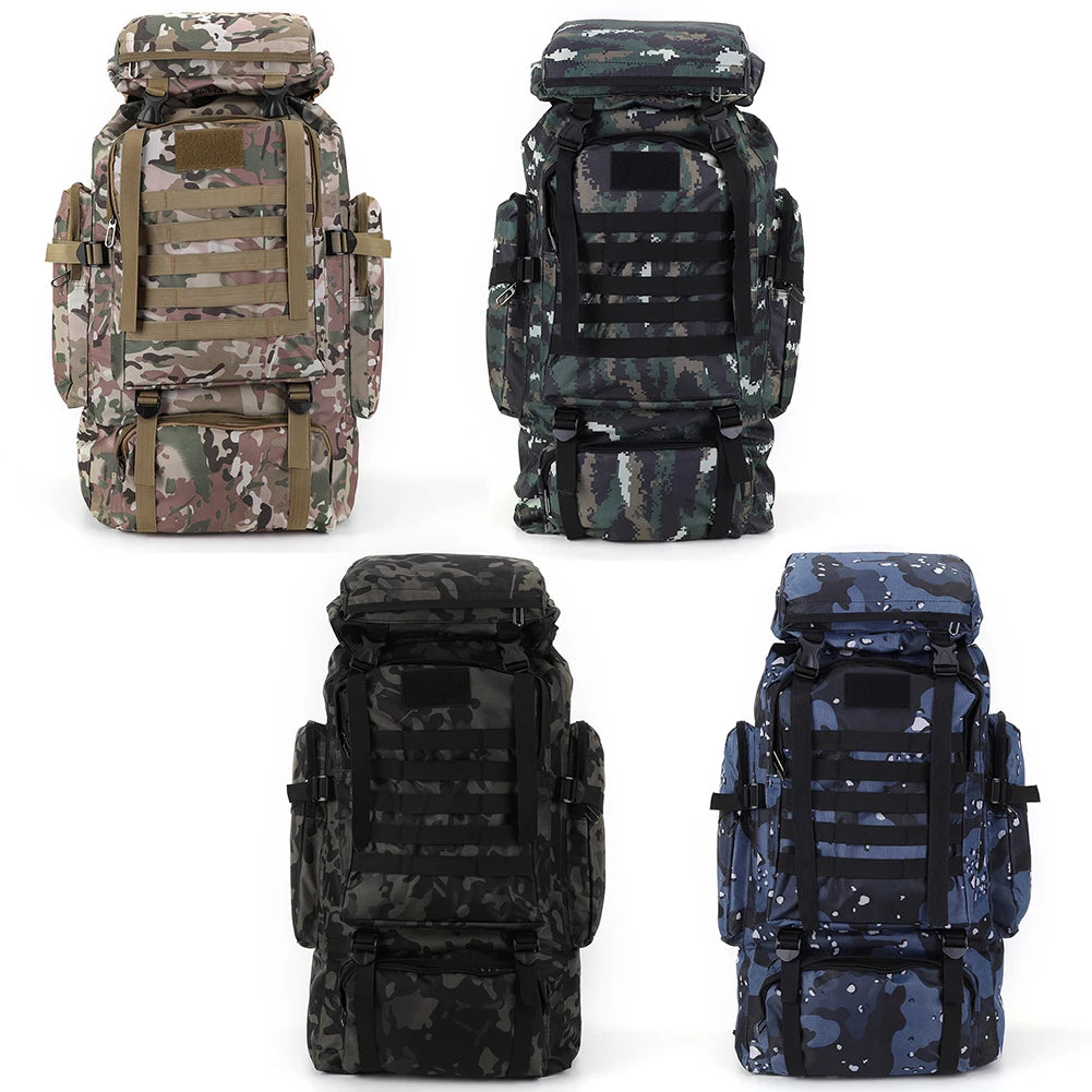 80l Taktischer Tarnungs-Rucksack Millitär Bergsteiger